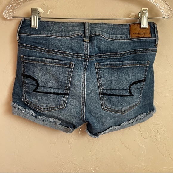 AEO MIDI Cuffed Denim Shorts - Picture 4 of 6